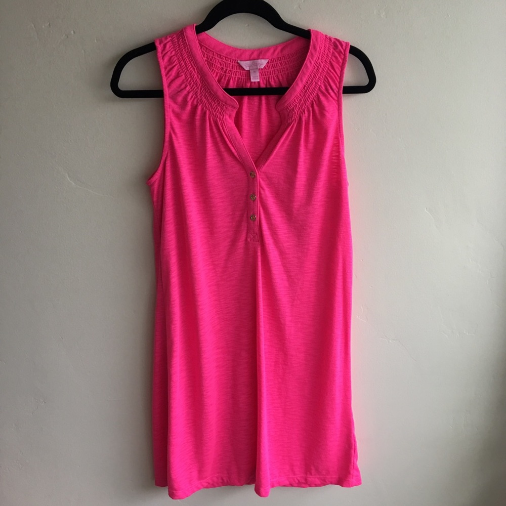 Lilly Pulitzer Cover-up/Dress Pink Neon